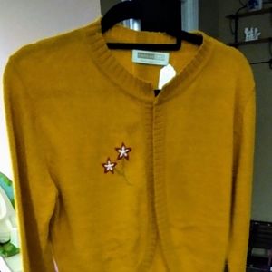 Button up alpaca sweater